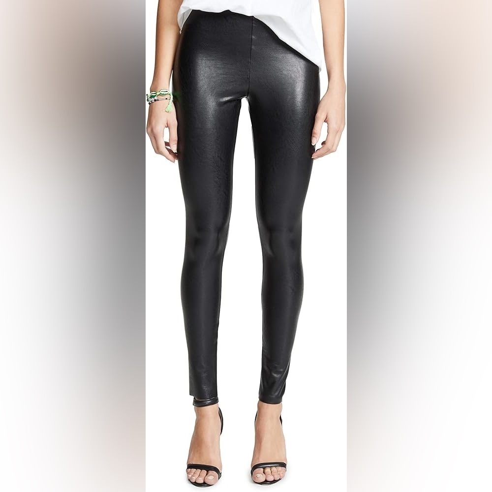Commando Perfect Control Faux Leather Leggings Size Medium